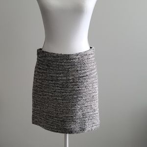 J. Crew black and white skirt
